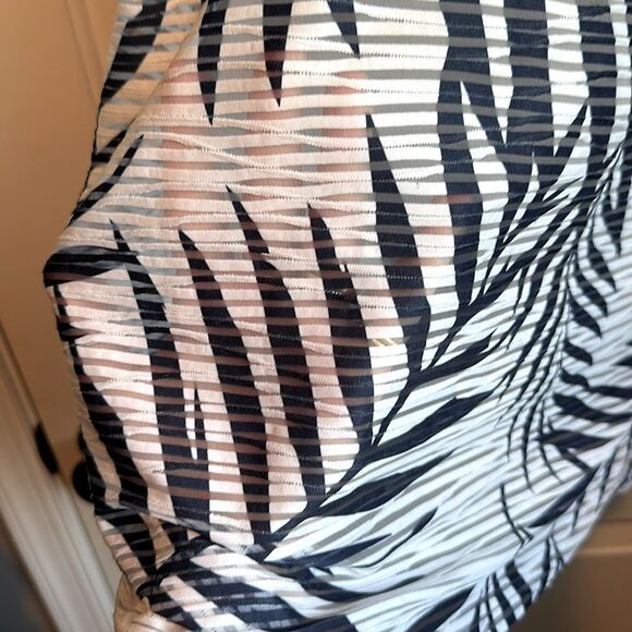 Portocruz  Leaf Print Swim Cover-Up - Small - Picture 6 of 7